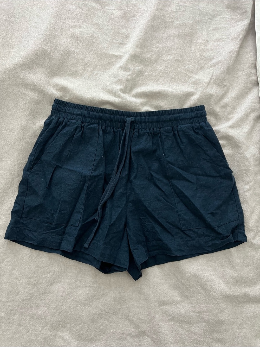 Splendid Navy Linen Shorts